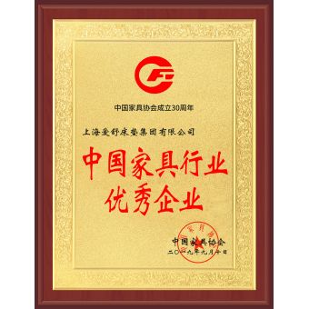 中國(guó)家具行業(yè)優(yōu)秀企業(yè)